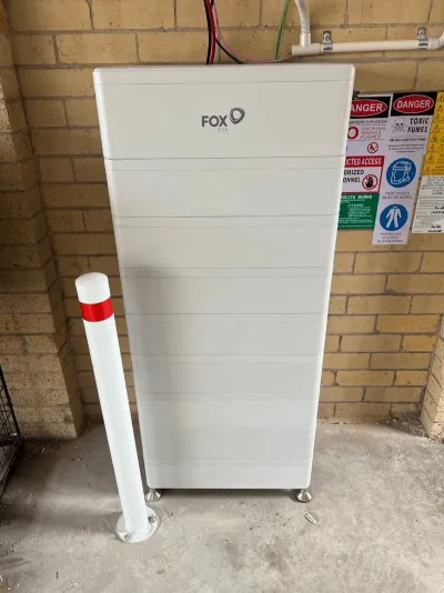 Fox ESS battery installation in Melbourne home